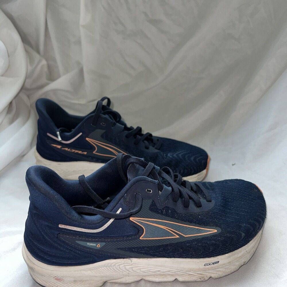 Altra Torin 6 Womens Running Walking Shoes Blue Athletic Sneakers Size 8
